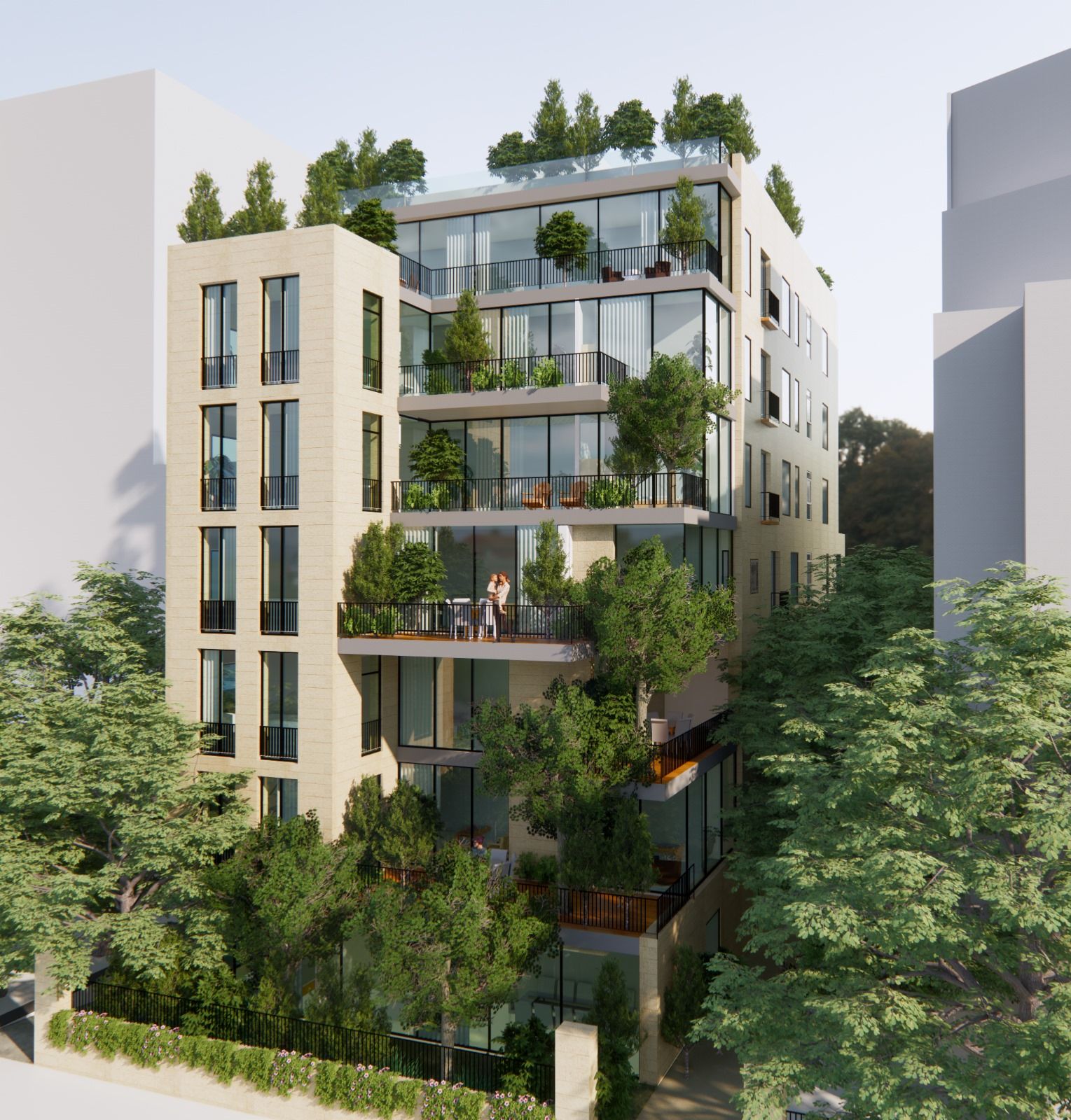 Modern residential building