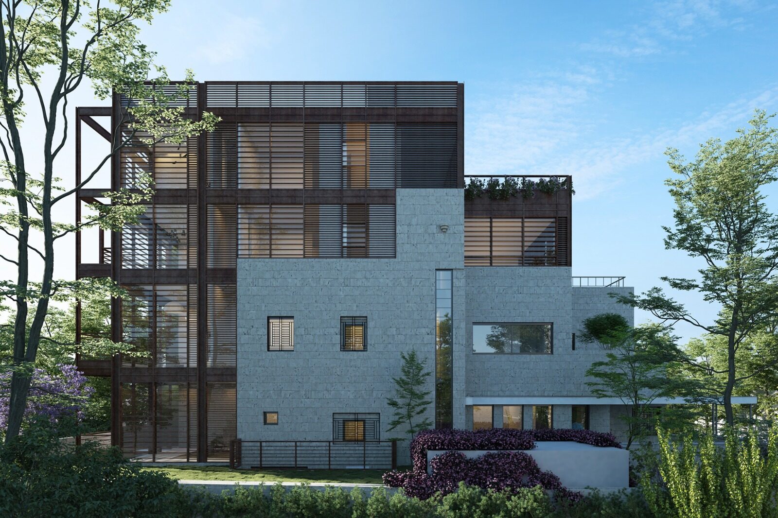 Modern residential complex